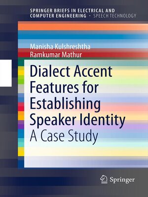 cover image of Dialect Accent Features for Establishing Speaker Identity